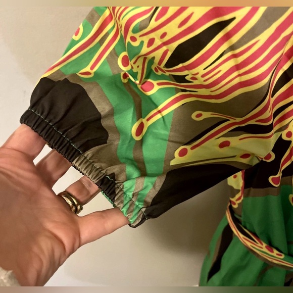 ETCETERA SENSATION Stretch Cotton Short Sleeve Long Dress w/Pockets M - Picture 4 of 12